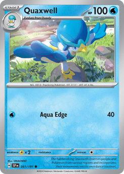 Pokemon Surging Sparks Quaxwell - 51