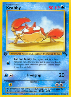 Pokemon Fossil Krabby - 51