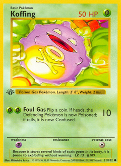 Pokemon Base Koffing - 51