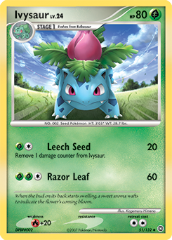 Pokemon Secret Wonders Ivysaur - 51