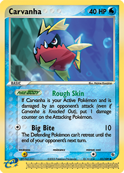 Pokemon Ruby & Sapphire Carvanha - 51
