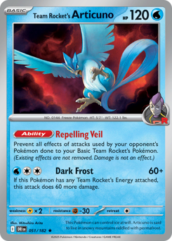 Pokemon Destined Rivals Team Rocket's Articuno - 51