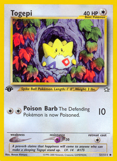 Pokemon Neo Genesis Togepi - 51