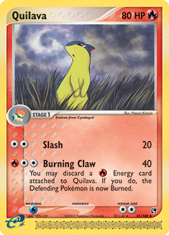 Pokemon Sandstorm Quilava - 51
