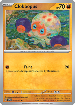 Pokemon Paldean Fates Clobbopus - 51