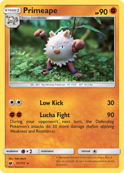 Pokemon Crimson Invasion Primeape - 51