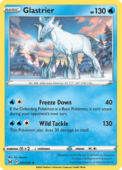 Pokemon Lost Origin Glastrier - 51