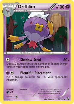 Pokemon Dragons Exalted Drifblim - 51