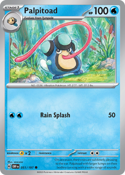 Pokemon Obsidian Flames Palpitoad - 51