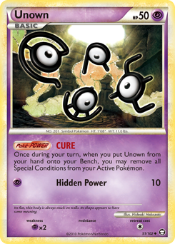 Pokemon HS—Triumphant Unown - 51