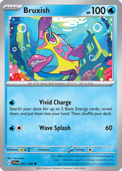 Pokemon Scarlet & Violet Bruxish - 51