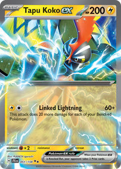 Pokemon Journey Together Tapu Koko ex - 51