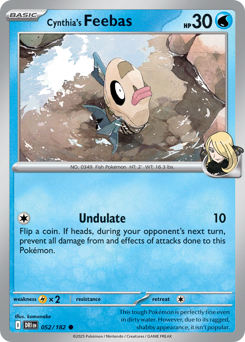 Pokemon Destined Rivals Cynthia's Feebas - 52