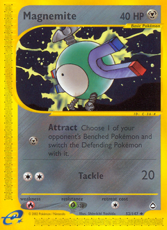 Pokemon Aquapolis Magnemite - 52
