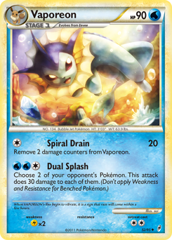 Pokemon Call of Legends Vaporeon - 52
