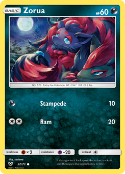 Pokemon Shining Legends Zorua - 52