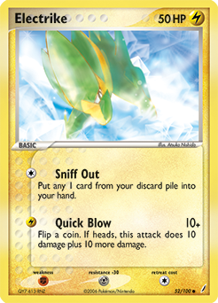 Pokemon Crystal Guardians Electrike - 52