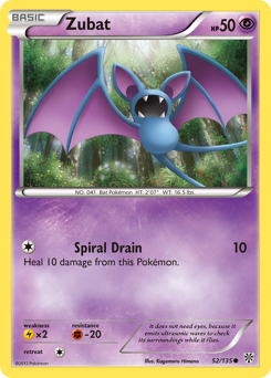 Pokemon Plasma Storm Zubat - 52
