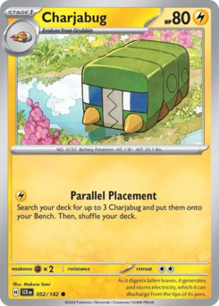 Pokemon Stellar Crown Charjabug - 52
