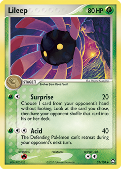 Pokemon Power Keepers Lileep - 52