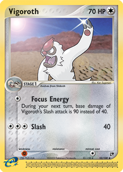 Pokemon Sandstorm Vigoroth - 52