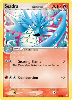 Pokemon Holon Phantoms Seadra δ - 52