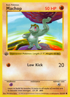 Pokemon Base Machop - 52