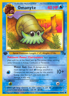 Pokemon Fossil Omanyte - 52