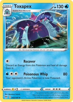 Pokemon Darkness Ablaze Toxapex - 52