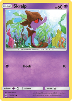 Pokemon Forbidden Light Skrelp - 52