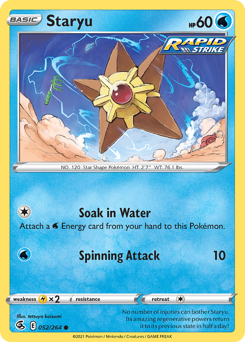 Pokemon Fusion Strike Staryu - 52
