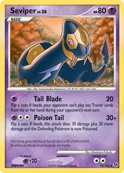 Pokemon Great Encounters Seviper - 52