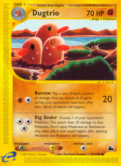 Pokemon Skyridge Dugtrio - 52