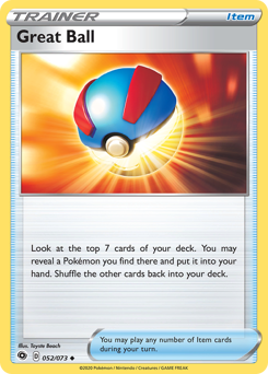 Pokemon Champion's Path Great Ball - 52