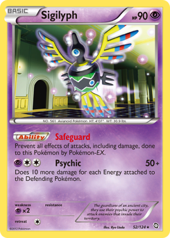 Pokemon Dragons Exalted Sigilyph - 52