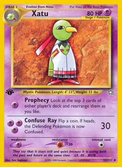 Pokemon Neo Genesis Xatu - 52