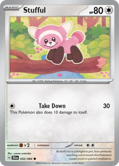 Pokemon Shrouded Fable Stufful - 52