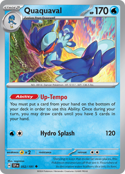 Pokemon Surging Sparks Quaquaval - 52