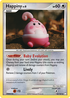 Pokemon Mysterious Treasures Happiny - 52