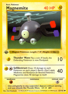 Pokemon Base Magnemite - 53
