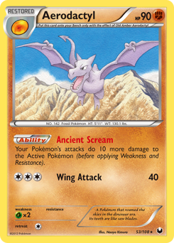 Pokemon Dark Explorers Aerodactyl - 53