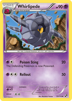 Pokemon Black & White Whirlipede - 53
