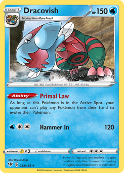 Pokemon Darkness Ablaze Dracovish - 53
