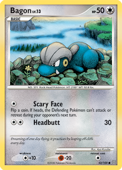 Pokemon Stormfront Bagon - 53