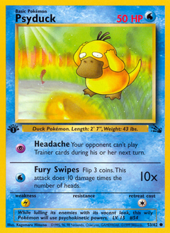Pokemon Fossil Psyduck - 53