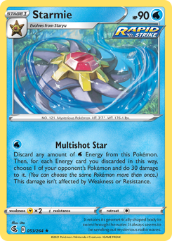 Pokemon Fusion Strike Starmie - 53