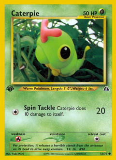 Pokemon Neo Discovery Caterpie - 53