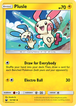 Pokemon Celestial Storm Plusle - 53