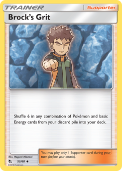 Pokemon Hidden Fates Brock's Grit - 53