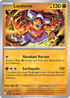 Pokemon Black Bolt Landorus - 53